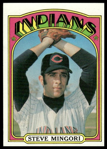 1972 topps steve mingori - steve, #261