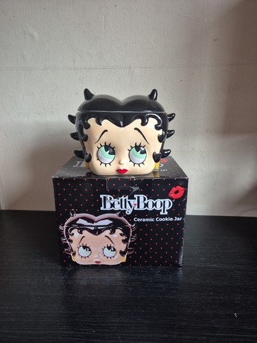 Betty boop ceramic cookie jar - cookie,