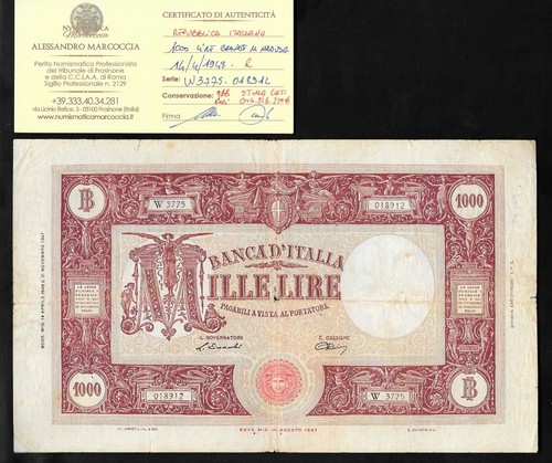 Italia repubblica lire - italia,