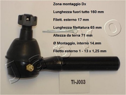 Testa barra accoppiamento - yy,