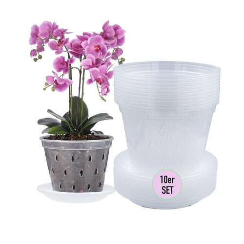 Set vasi per orchidee - set,