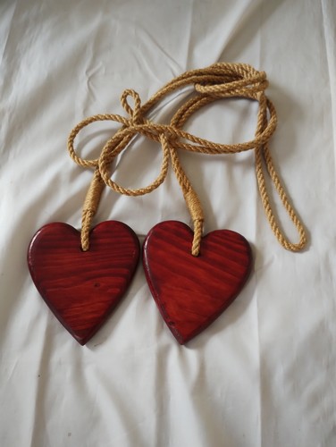 Tenda cuore rustica fatta - tenda,