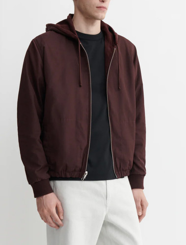 Giubbotto uomo pelle bomber - in,