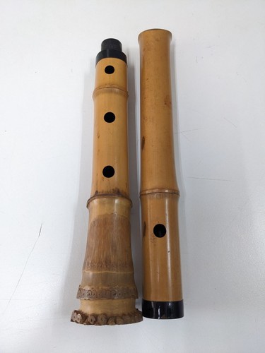 Flauto bambù shakuhachi - bambù,