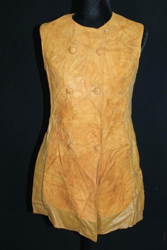 Raro vintage abito - in, camoscio