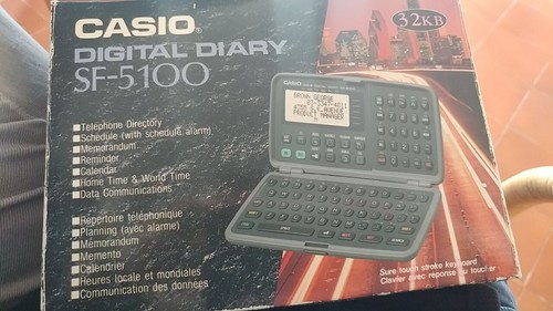 Casio digital diary - diary, sf-5100