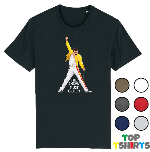 Shirt the show must on - must,