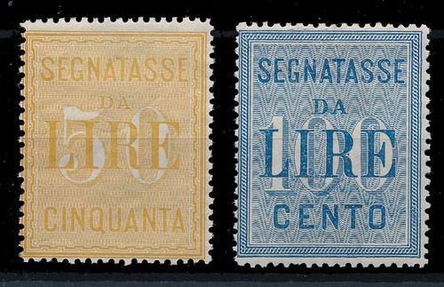 1903 italia segnatasse - segnatasse, lire