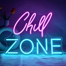 Insegna neon chill zone - neon,