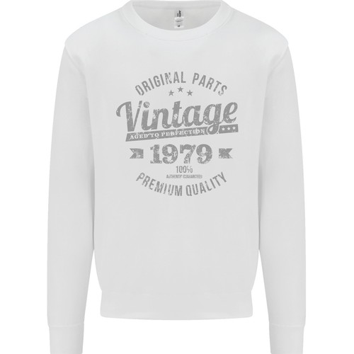 Felpa vintage bianco uomo - felpa,