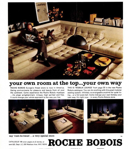 1977 roche bobois mobilia - 1977,