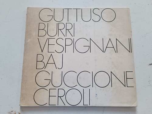 Guttuso burri vespignani baj - vespignani,