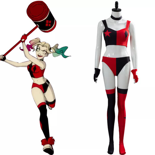 Costume harley quinn - harley, cartone