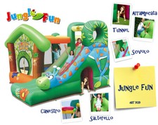 Gioco gonfiabile jungle fun - gonfiabile,