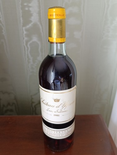 Vino chateau yquem 1981 - vino,