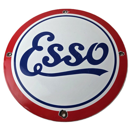 Insegna vintage esso - vintage,