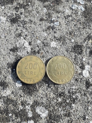Lotto monete moneta 200 lire - 2,