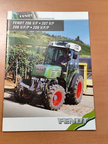 Brochure depliant trattore