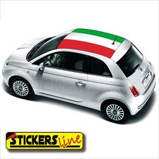 Adesivo tricolore tetto fiat - tricolore,