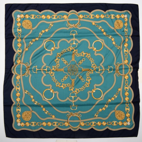 Foulard carré vintage - foulard,