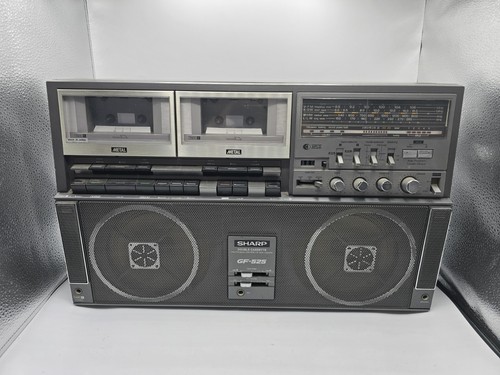 Sharp 525 radiocassetta - sharp, gf-525