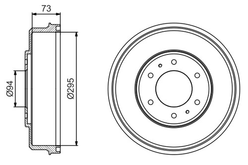 Bosch 986 477 232 tamburo - 986,