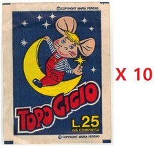 Topo gigio lotto bustine - gigio, 10