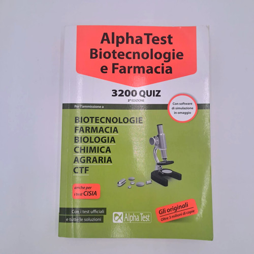 Alpha test biotecnologie - test, e