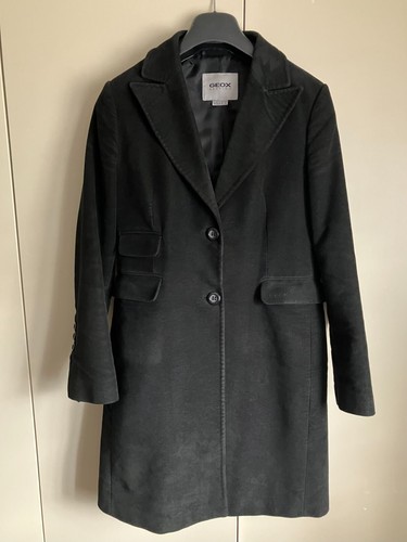 Cappotto donna geox nero - cappotto,