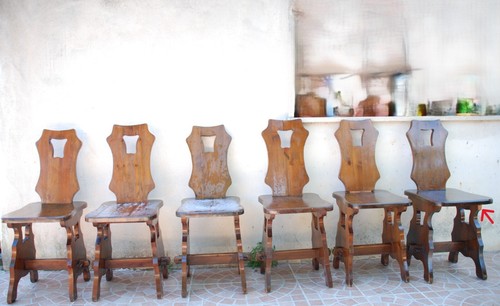Sedie fratino stile - sedie, rustico