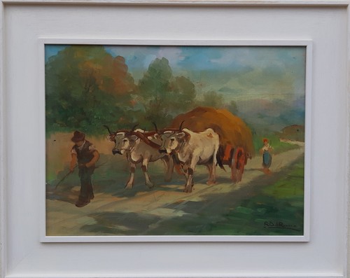 Raffaele del rosso olio su - del,