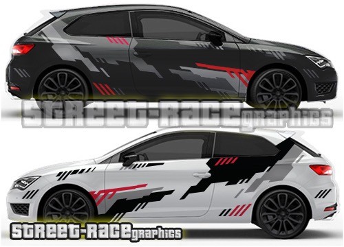 Adesivi grafica seat leon - leon, fr