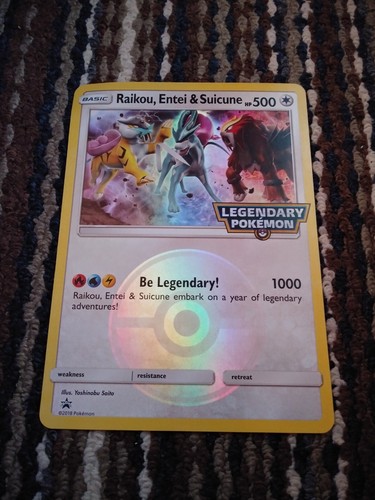 Carta pokemon tcg raikou - pokemon, entei