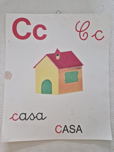 Abecedario parete vintage - a,