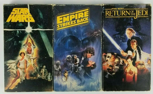 Star wars trilogy vhs original - vhs,