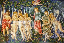 Tela stampata primavera - stampata, "primavera"