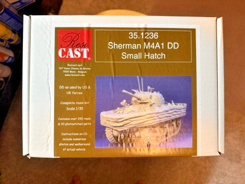 Resicast m4a1 sherman dd - 1/35,