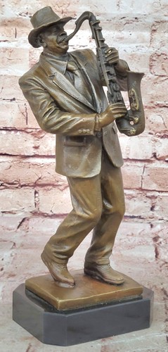 Caldo scultura sassofono - scultura,