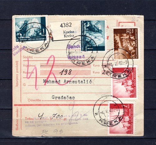 Croazia 1942 confezione