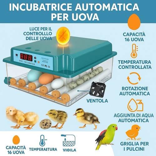 Incubatrice per uova - per,