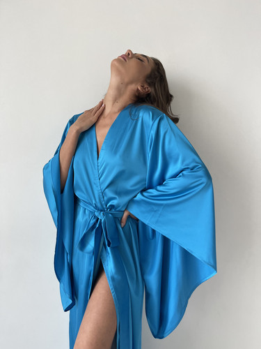Accappatoio kimono lungo - , di