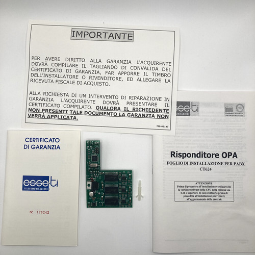Nuovo esse 5sr 090 scheda - nuovo,