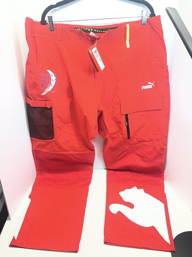 Puma pantaloni imbottiti rosso - pantaloni,