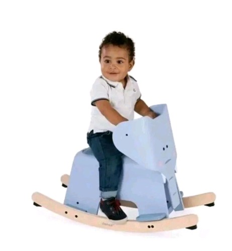 Elefante dondolo legno - a,