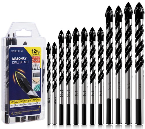 12pcs set punte trapano - punte, da