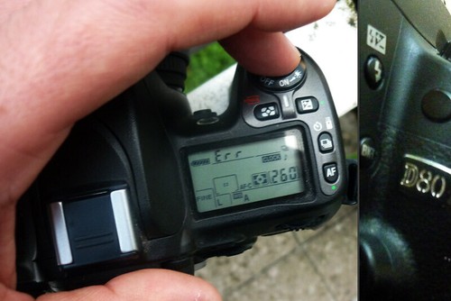 Nikon d80 err riparazione - err,