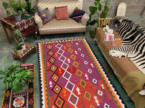 Tappeto kilim vintage lori - tappeto,