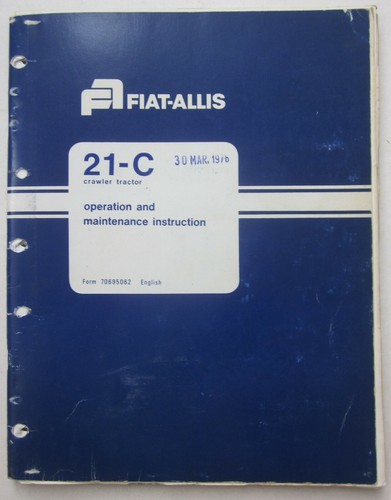 Fiat allis trattore - fiat-allis,