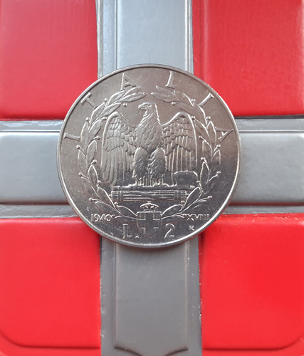 2 lire 1940 xviii - ,
