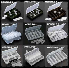 cassette porta accessori pesca scatola artificiali ami girelle cassetta EU